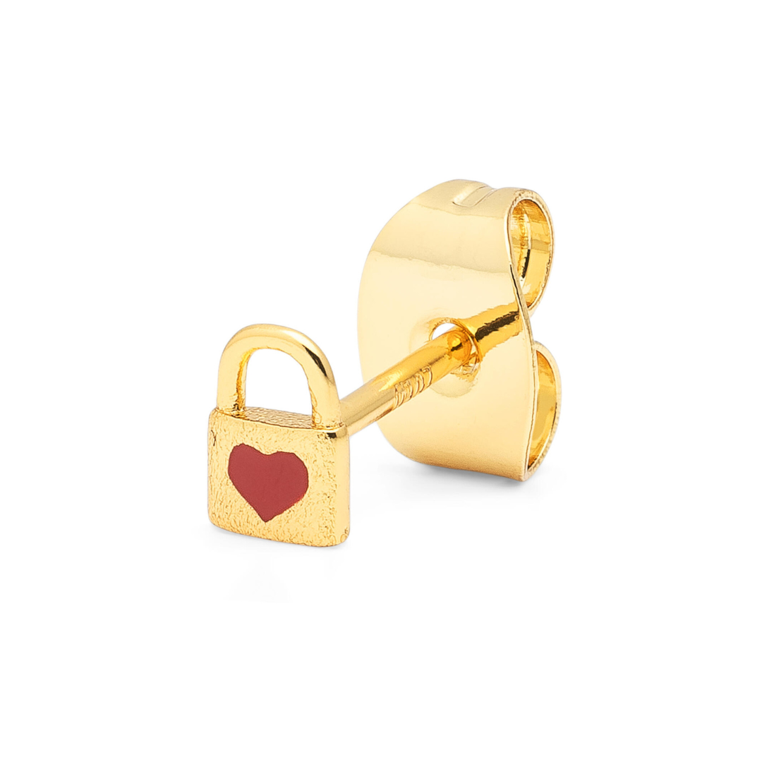 Love lock ørestik – Forgyldt